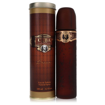 CUBA Brown by Fragluxe Eau De Toilette Spray 1.17 oz for Men
